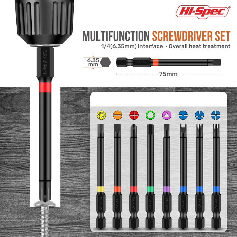 36/68 pces 1/4 "(6.35mm) torx chave de fenda conjunto de ferramentas de reparo screwdriverskit hex shank broca para ferramentas manuais do agregado familiar de energia