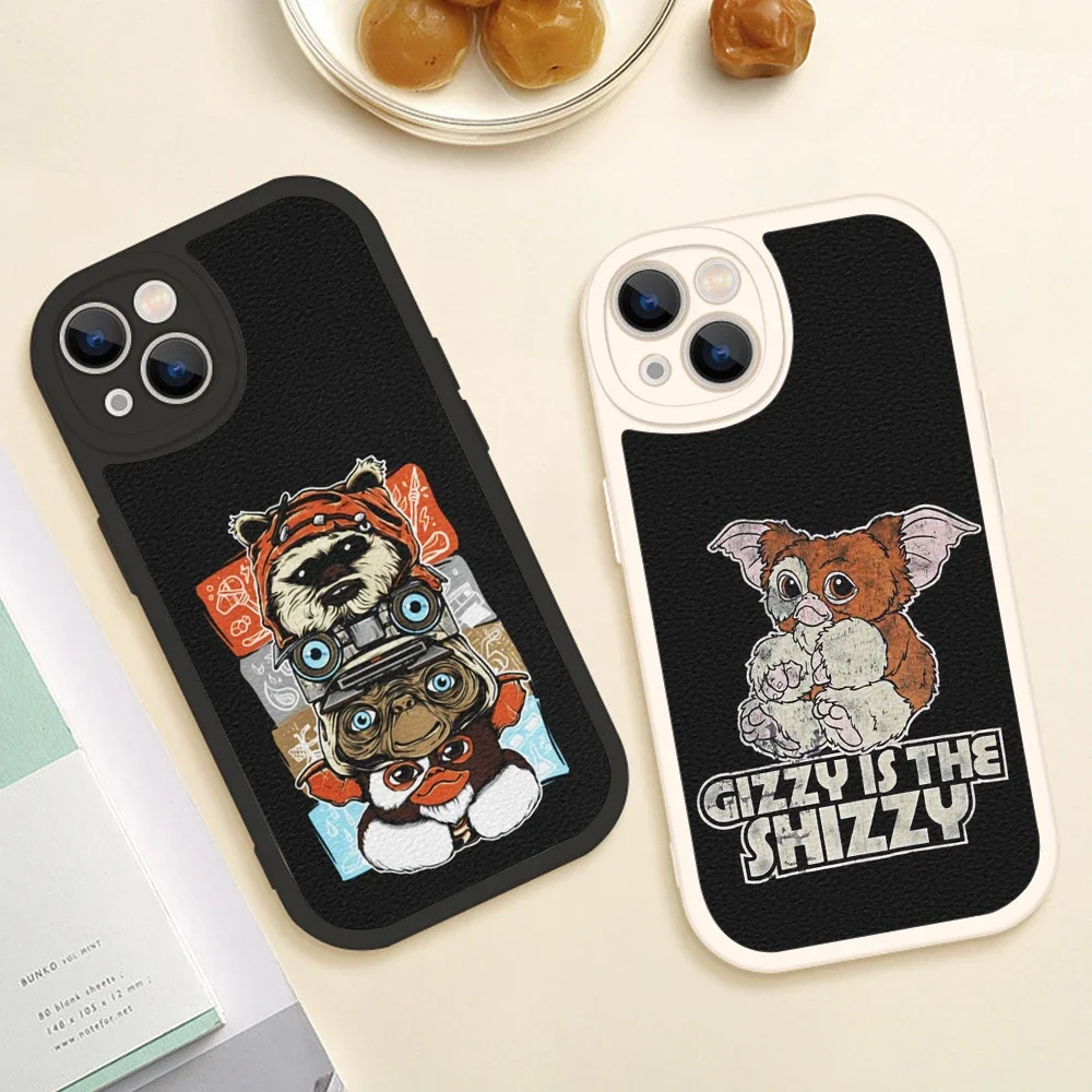 Gremlins Gizmo Monster Phone Case for Iphone 15 13 12 11 14 Pro MAX MiNi 15plus XS XR 80s Horror Christmas Movie Lambskin Covers