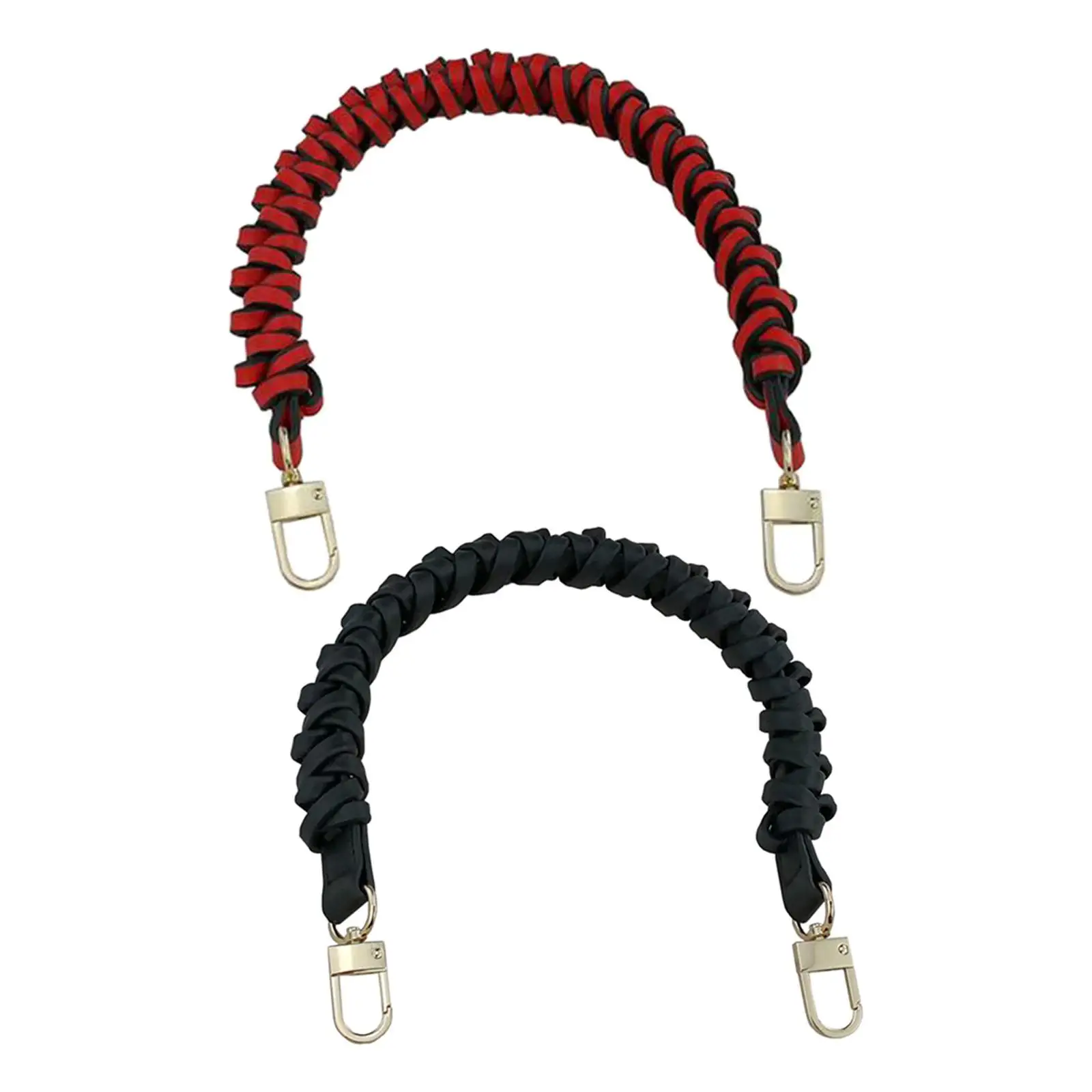 PU Leather Braided Hand Strap Replacement, Wrist Strap for Handbag Wristlet Pouch Shoulder Bag Purse Chain.