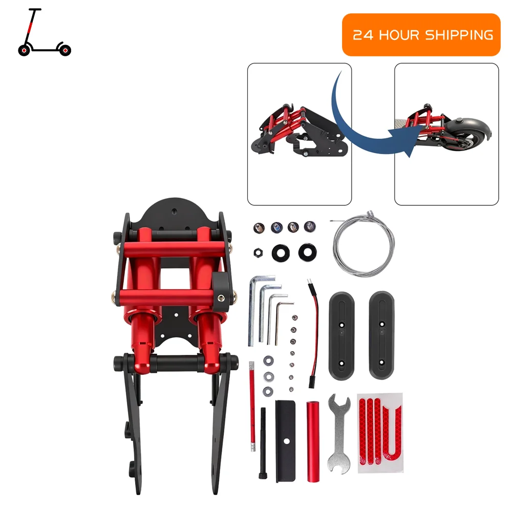 

Rear Suspension Shock Absorber Kit for Xiaomi M365 1S Kickscooter Modified Shock-absorbing Assembly Parts Scooter Accessories