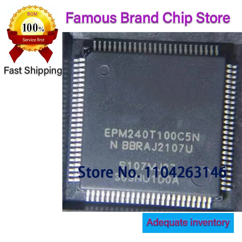 (10piece)100% Good EPM240T100C5N EPM240T100I5N  TQFP100 Chipset