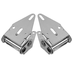 2 Pcs Garage Door Hinges Heavy Duty Replacement Parts Metal Brace for Commercial