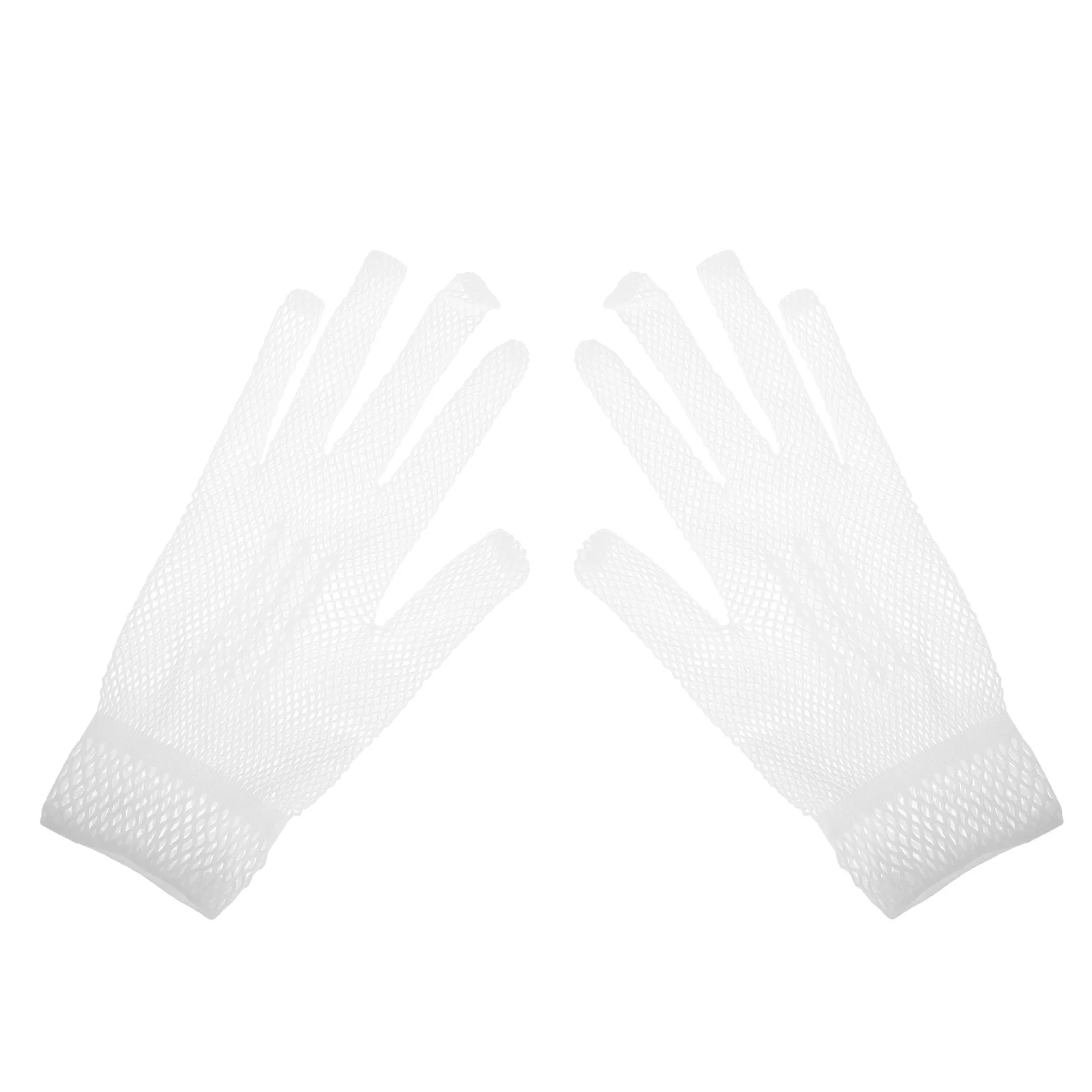 

1Pair Hollowed Fishnet Mesh Gloves Soft Comfortable Women Elastic Mesh Gloves Cosplay Costume Nightclub Steampunk Accessories