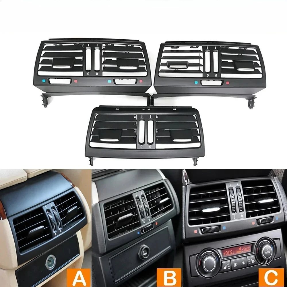 

Автомобильная улучшенная задняя консоль с циркуляцией воздуха, вентиляционная решетка переменного тока, крышка панели, гриль для BMW X5 X6 E70 E71 E72 2007-2013 64226958748