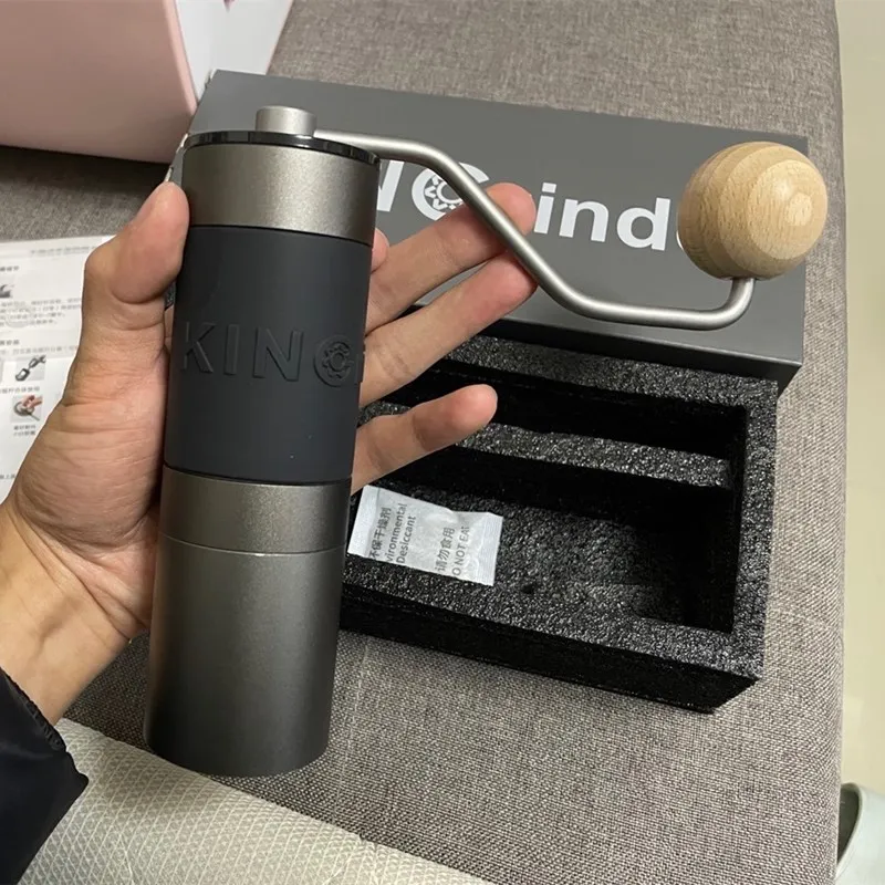 Kingrinder Manual Coffees Grinder Portable Manual Coffee Grinder Stainless steel Burr grinder Conical Coffe bean miller K0 K1 K2