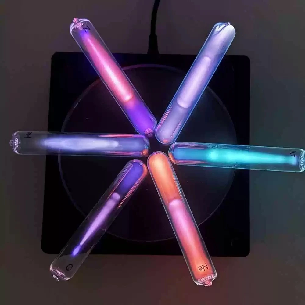 Plasma Rare Inert Gas Activator Glass Sealed Light Emitting Tube Style Neon Lamp For Science Experiment Education
