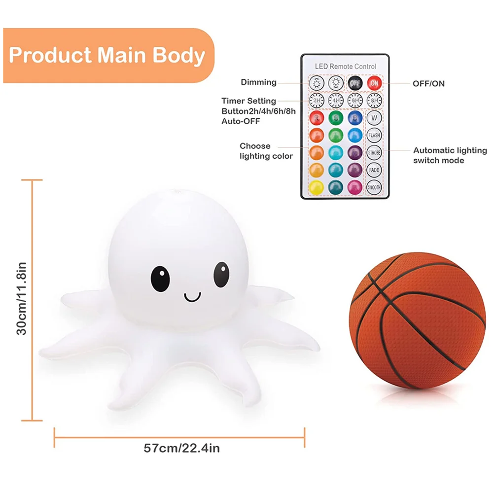 Pool Lighting Decoration Solar Floating Pool Lights, IP68 Waterproof Inflatable Floating Light Color for Beach Pond Party