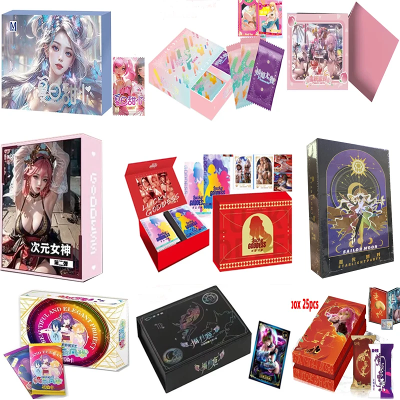 2023 New Goddess Story Lucky Goddess Cards Sexy Girl  Swimsuit Bikini Feast Booster Box Doujin Toy Hobbies Gift