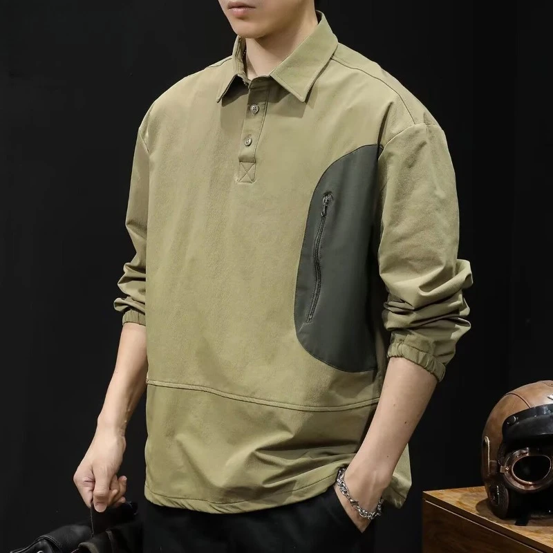 Khaki Cargo Polo Co… - image