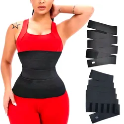 13cm Bandage Wrap Snap Colombianas Girdles Shapewear High Compression Waist Trainer Tummy Control Corset 3M 4M 5M 6M Body Shaper