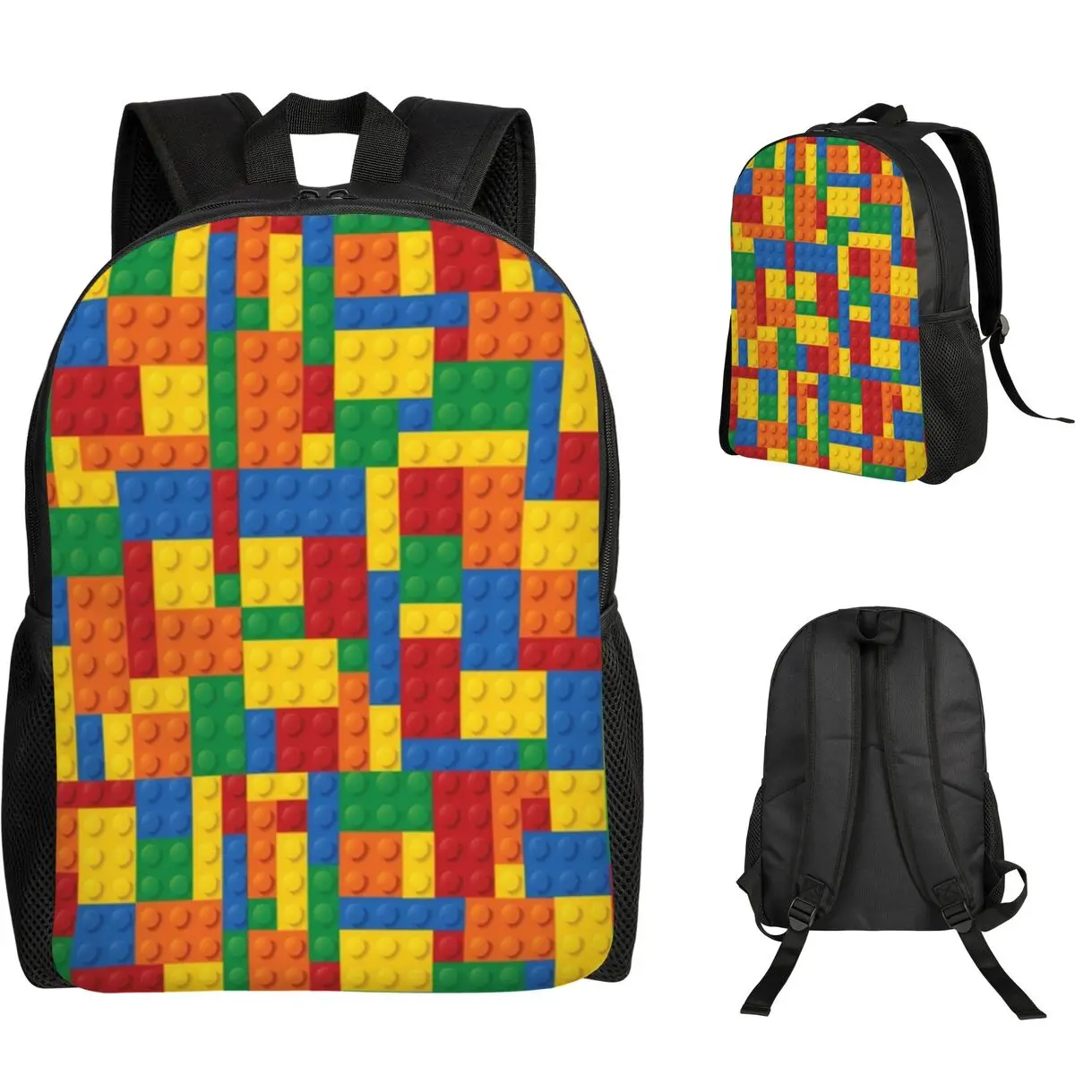 ألعاب البناء كتل حقيبة الظهر رائجة البيع Daypack سعة كبيرة للأطفال BookBag حقيبة مدرسية حقائب الكتف للرجال والنساء