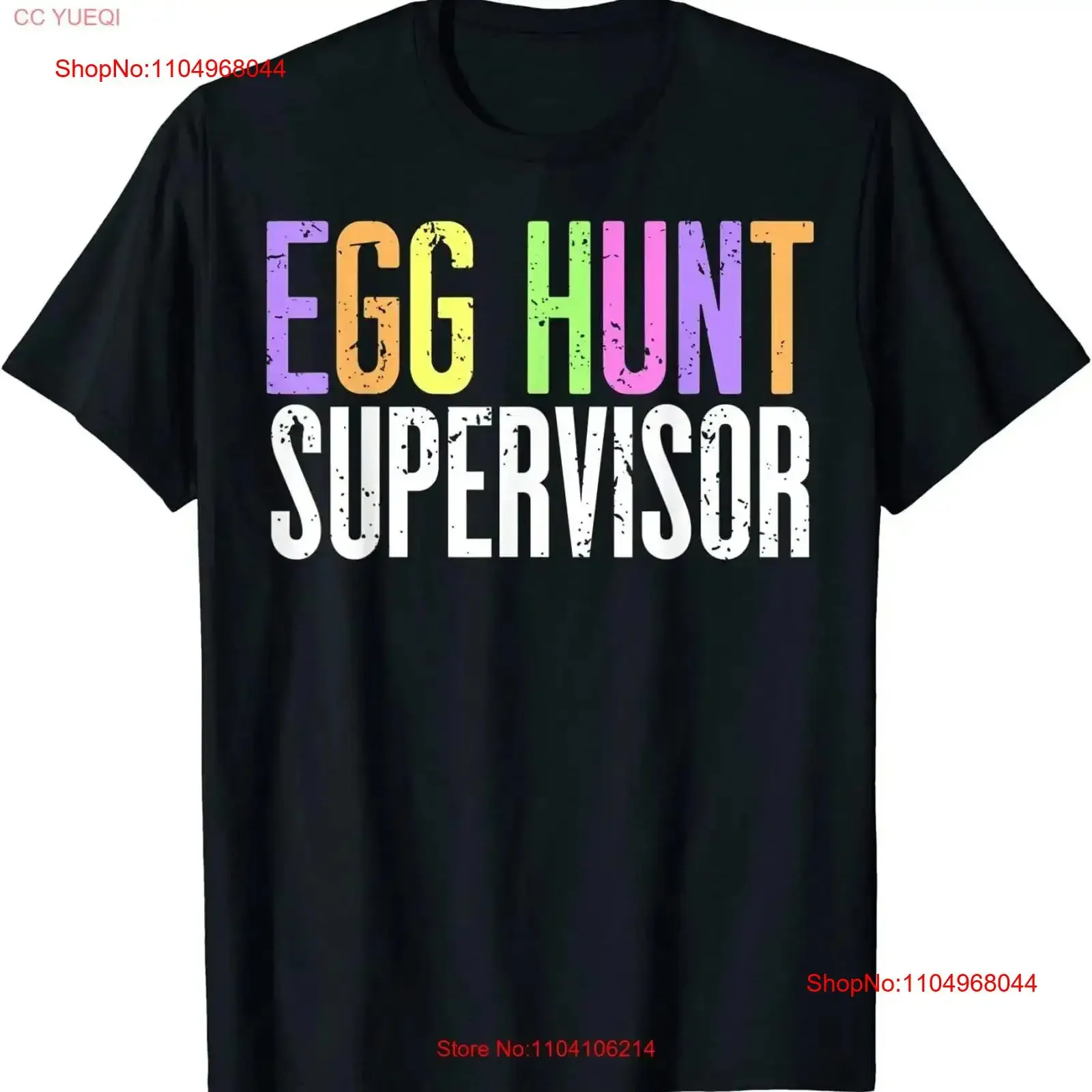 Camiseta vintage lavada unisex transpirable con gráfico de supervisor de caza de huevos de Pascua, ropa de diseñador elegante y suave para hombre