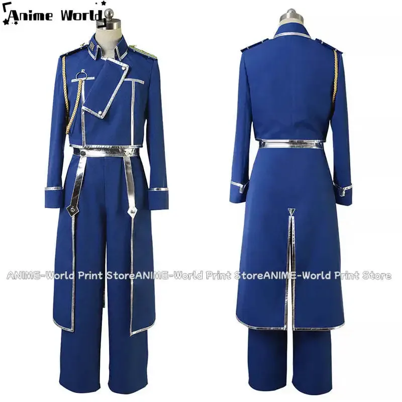 《맞춤형 사이즈》애니메이션 강철의 연금술사 로이 머스탱 코스프레 의상v;6,a'3.k;8,