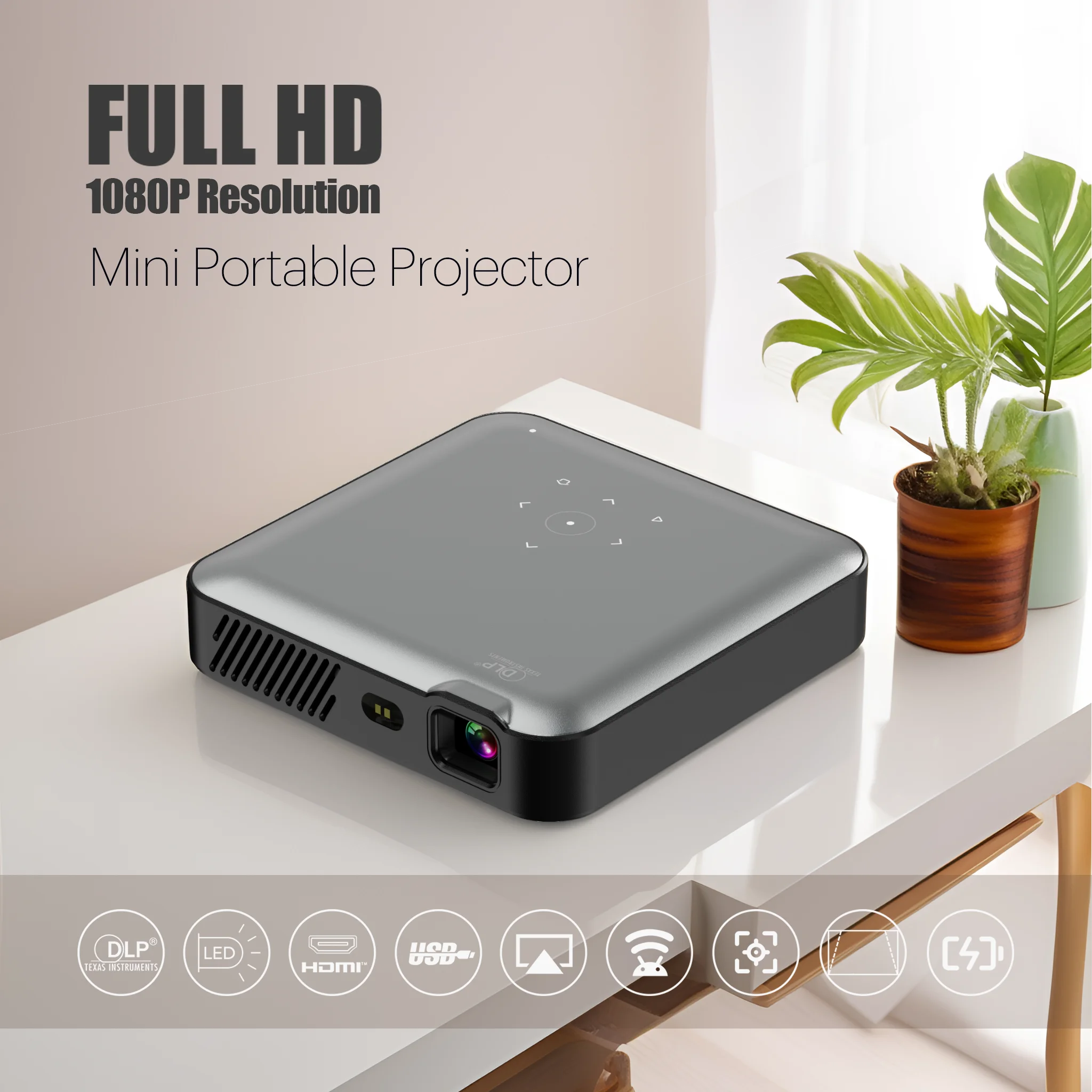 Newest DLP Projector Mini Home Theater: Your Portable Cinema thumbnail