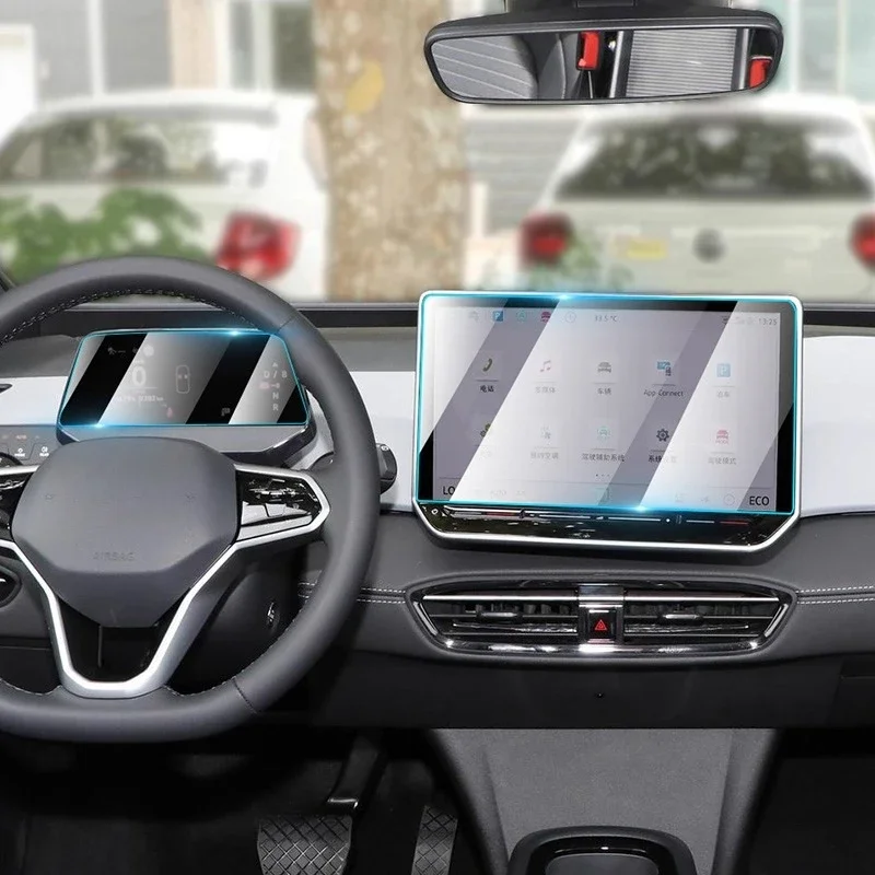 Car Central Control Navigation Screen Tempered Film High Definition Display Protective Film for 2025 Volkswagen ID.3 ID.4X