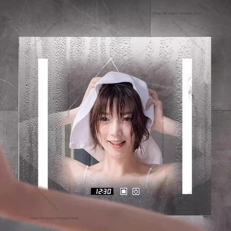 Nowoczesna inteligentna szafka łazienkowa Wielofunkcyjna, odporna na wilgoć lustrzana umywalka Meble domowe Мебель Для Ванной FYBC