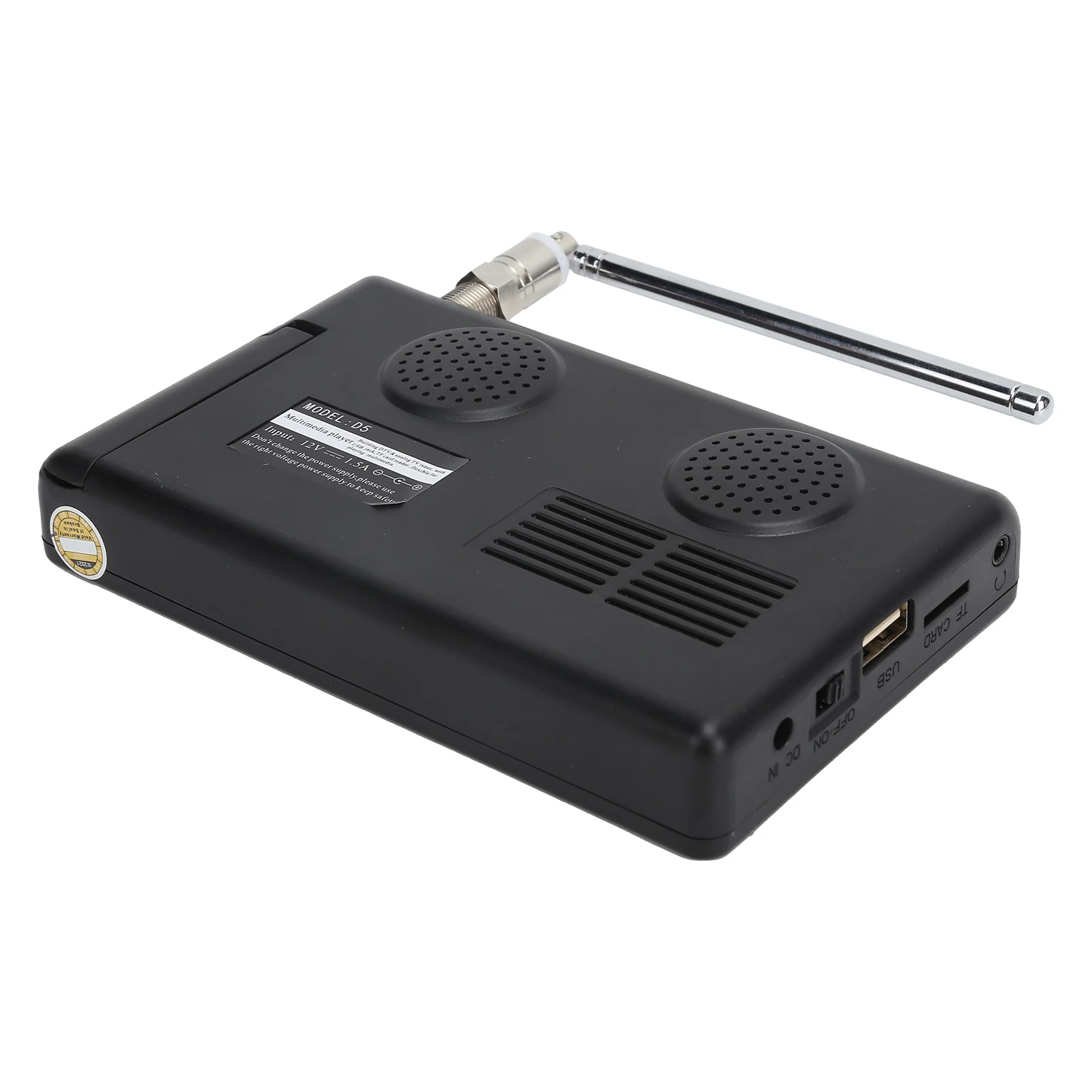 LEADSTAR 5 Inch Digital Television ATSC TV Portable Digital TV for Car Camping Kitchen US Plug 110‑220V