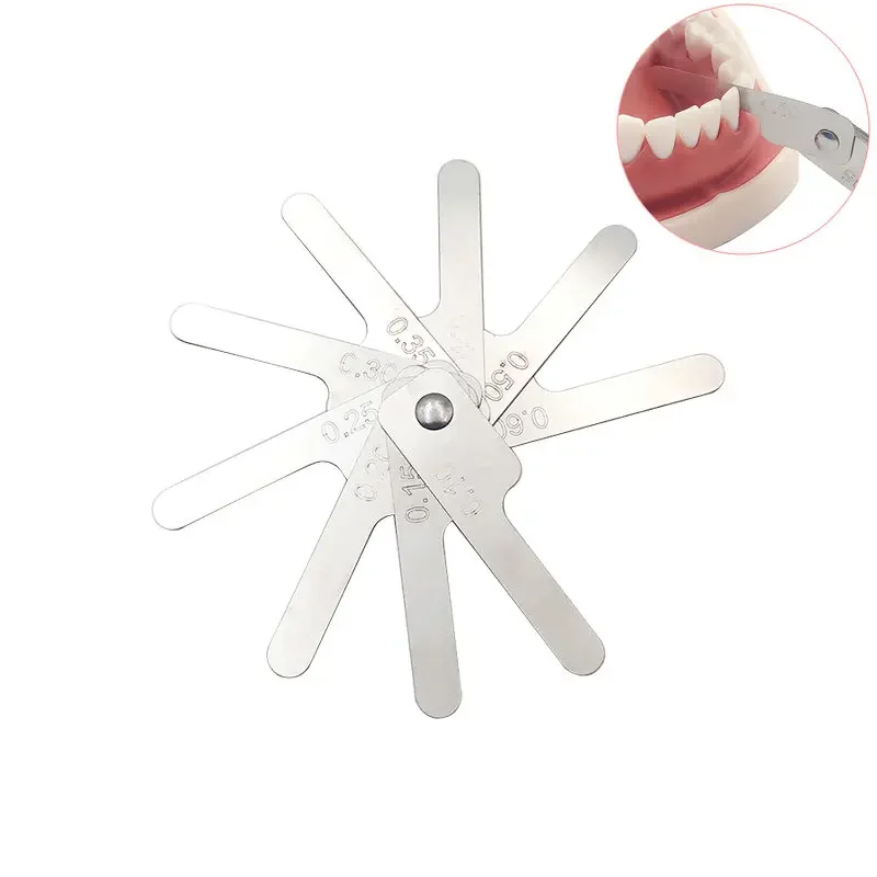 

Durable Dental Interproximal Measuring Ruler Measure Tooth Gap Reciprocating IPR System Tools