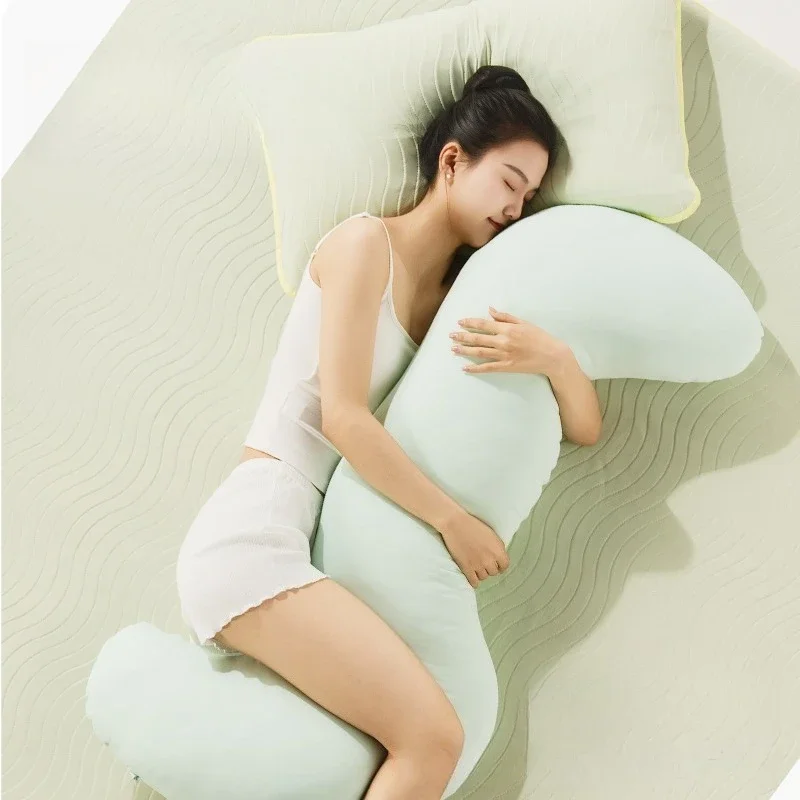 Sleeping pinch throw pillow, girls sleep on their sides, cold and cold, long adult maternity bed