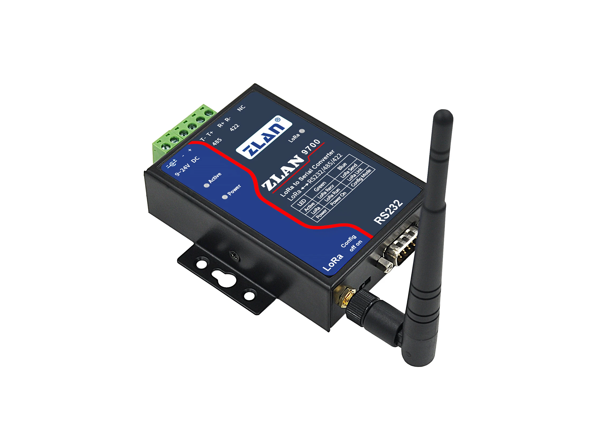 Draadloze Lora Module Seriële Rs232 Rs485 Rs422 Naar Lora Converter Zlan9700