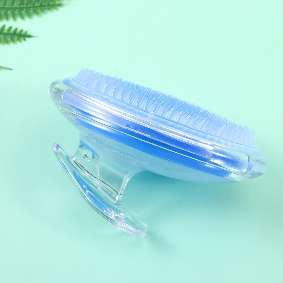 1Pcs Facial Massage Comb Premium Material for Gentle Detangling Ideal Home Massage Tool Promotes Blood Flow Stylish Blue