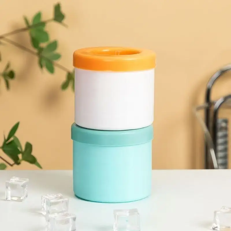 سيليكون قالب مكعبات الثلج دلو للثلج المستديرة الصيف محلية الصنع لتقوم بها بنفسك الثلاجة تجميد صانع الثلج الإبداعية قالب مكعبات الثلج أدوات برواري #1