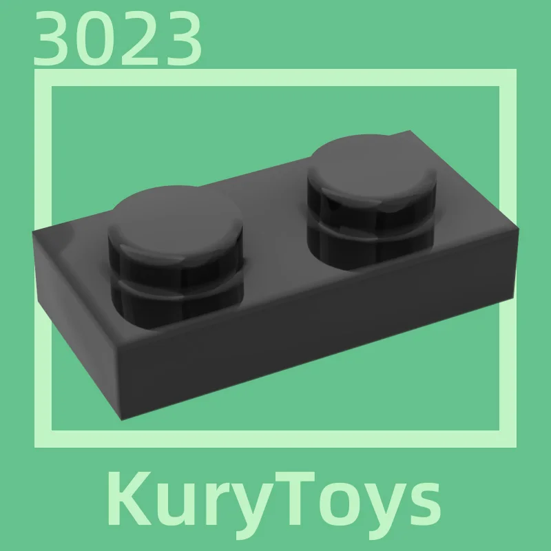 Kury Toys DIY MOC For 3023 10pcs Building block parts For Plate 1 x 2 For Plate - Detail 1