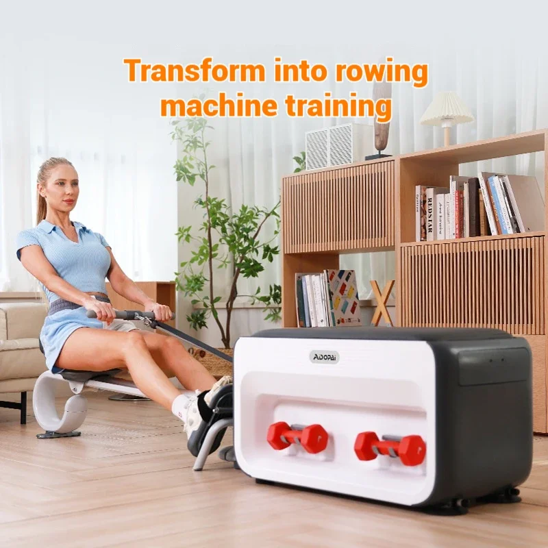 Home Intelligent Adjustable Rowing Machine, Fitness Equipment, Sports 16 Level Adjustment