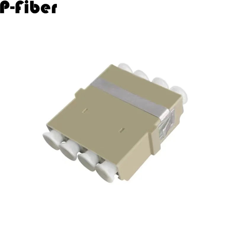 adattatore per fibra ottica 10 pz LC quadruplo orecchio meno flangia accoppiatore 4 porte Quad SM LC/APC OM1 OM2 OM3 OM4 fconnector