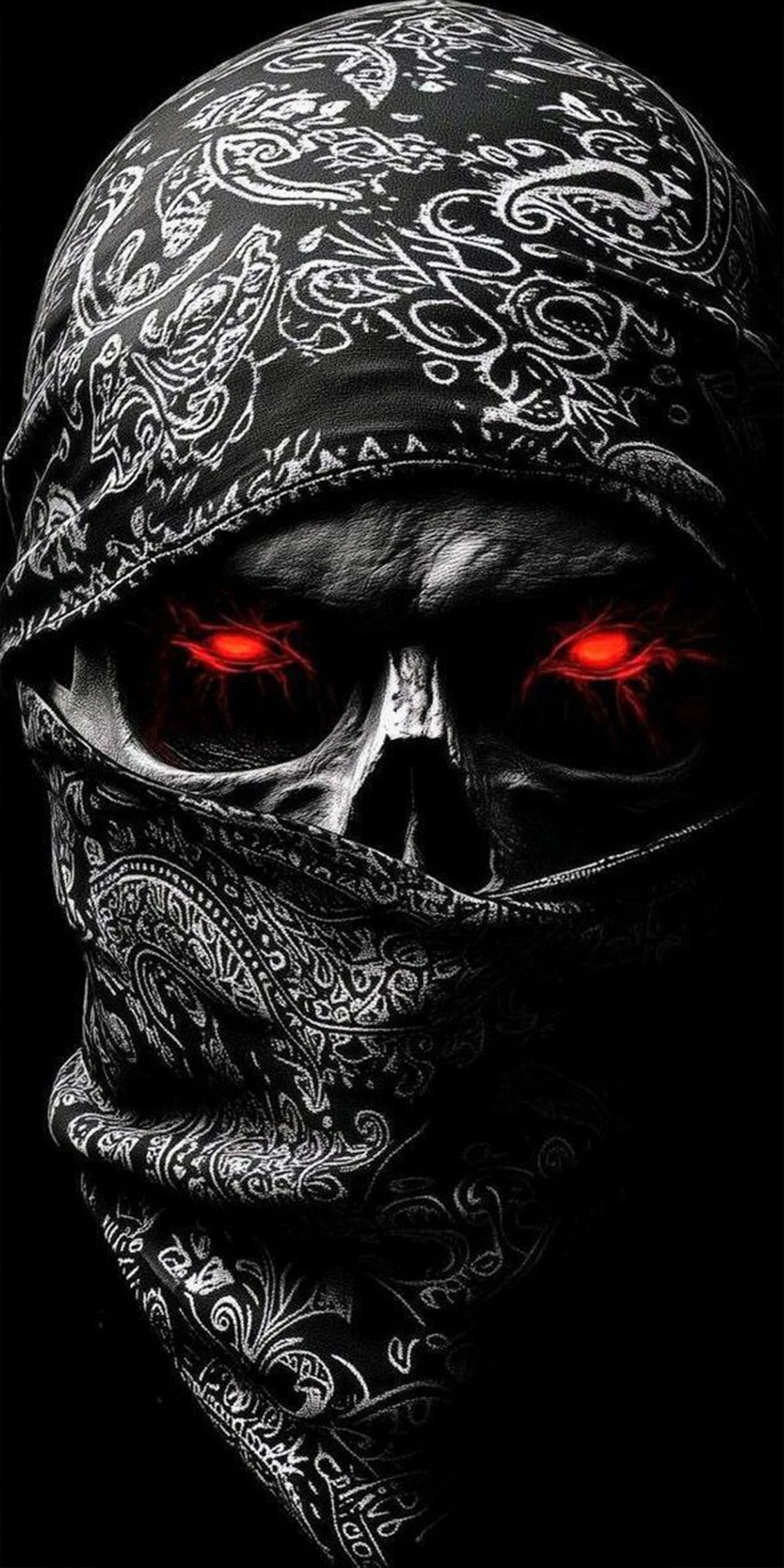 Dunkles Geister-Totenkopf-Muster Elektroroller Anti-Rutsch-Aufkleber Schleifpapier Skateboard Griptape 60*30cm – Detail 2