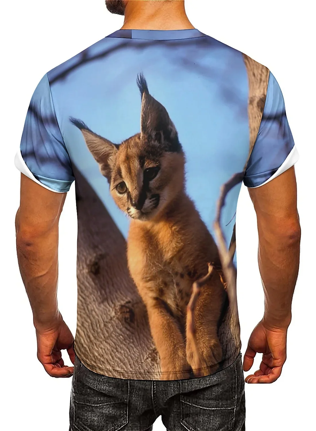soft and comfortable, men and women's printed short-sleeved full-body printed T-shirts for workers tops