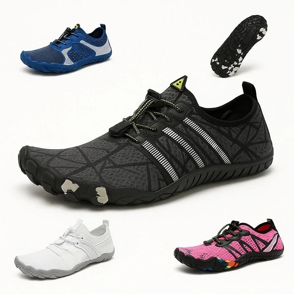 

Men Women Water Shoes Barefoot Quick-Dry Aqua Socks Slip-on Swim Beach Shoes for Surfing Diving Snorkeling Hiking Water Shoes