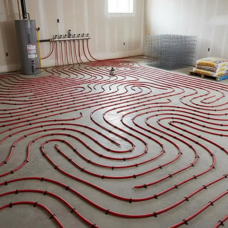 

EVOH PEX-B Pipe 1/2 Inch x 500 Feet For Radiant Floor Heating Snow Melting Systems Hydronic Cooling Residential Commercial Plumbing Flexible Oxygen Barrier Tubing Red Coil