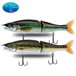 CFLURE Fisnhing Lure Swimbait Floating Slow Sinking 220mm Big Bass Fishing Jointed Baits  Slide Lures For Pike Musky Perch