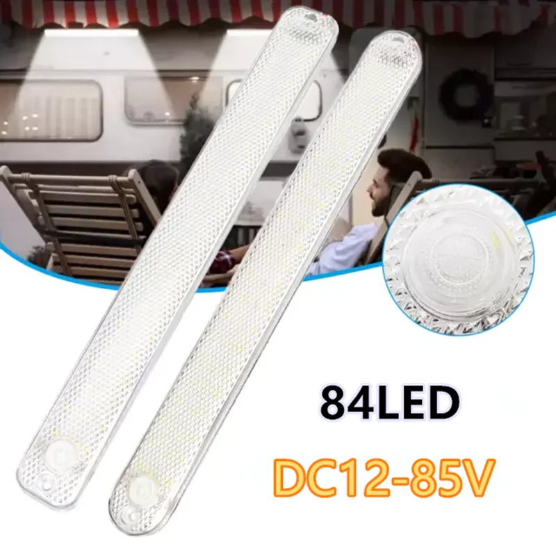 

Ultra-thin 84LED Camper Ceiling RV Boat Trailer Light Car Interior Reading Lamp Truck lorry Caravan Motorhome RV Van lighting