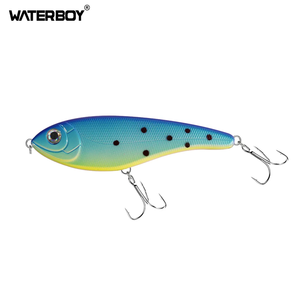 10 cm 27 g 12 cm 33 g Langsam sinkende VIB Neue Jerkbait Angelköder Stille Köder Hechtköder Künstliche Wobbler Pesca Leurre Barsch