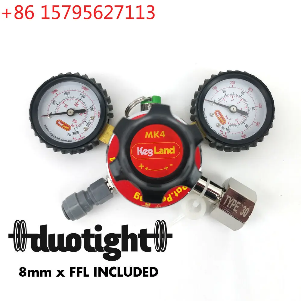 

Регулятор давления CO2 KegLand MK4 с двумя манометрами для различных газов - ТИП 30, резьба W21.8, для домашнего пивоварения