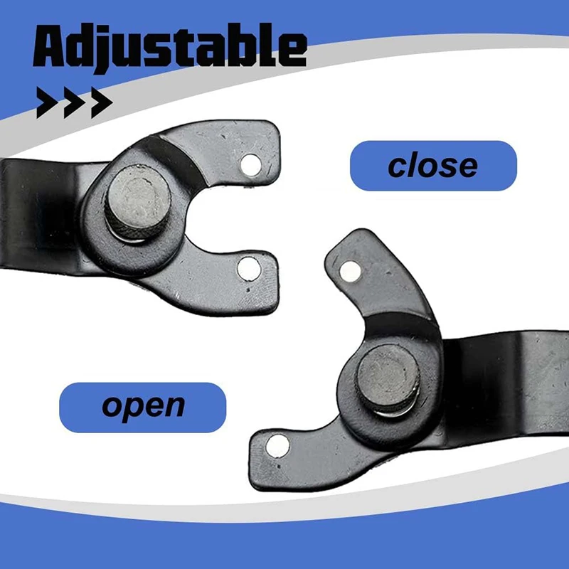 Angle Grinder Adjustable Spanner Universal 10-52mm Angle Grinder Spanner Key with Non-Slip Coated Grip Angle Grinder Pin Wrench