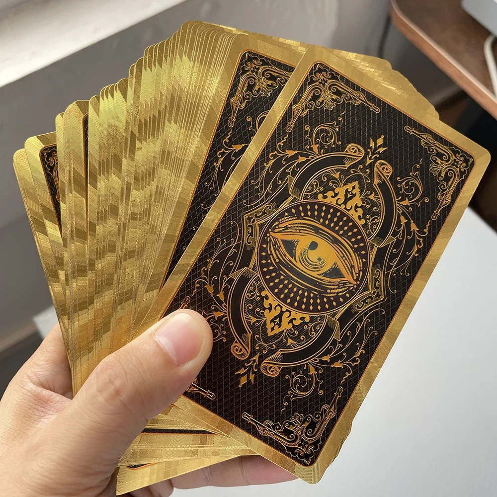 

@@@ NEW Russian Golden Tarot Deck 2025 Edition with Guide Book - Classic 78 Cards for Fortune Telling Oracle Divination 12x7cm