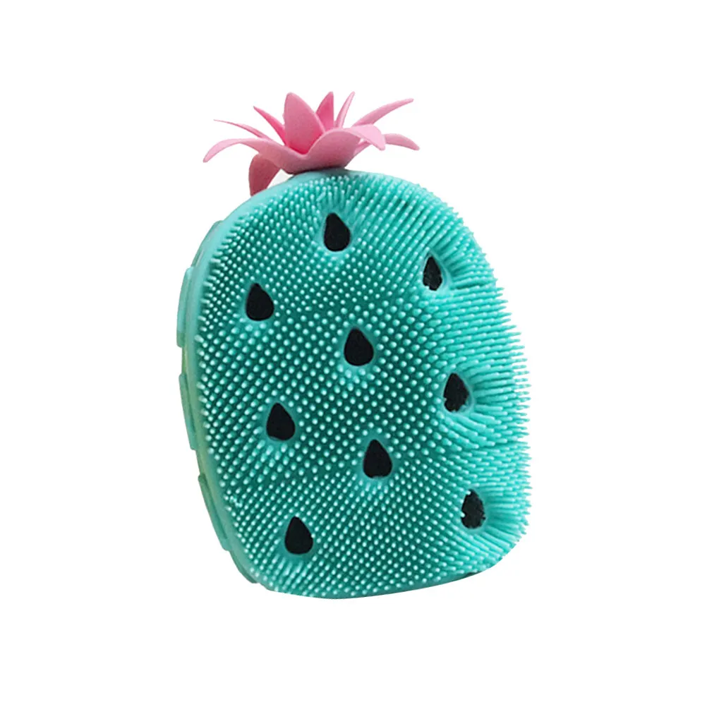 

1Pcs Silicone Bath Brush Pineapple Shape Ergonomic Design for Baby Swimming Pool Massage Family Bath Exfoliating Shower Scrubber
