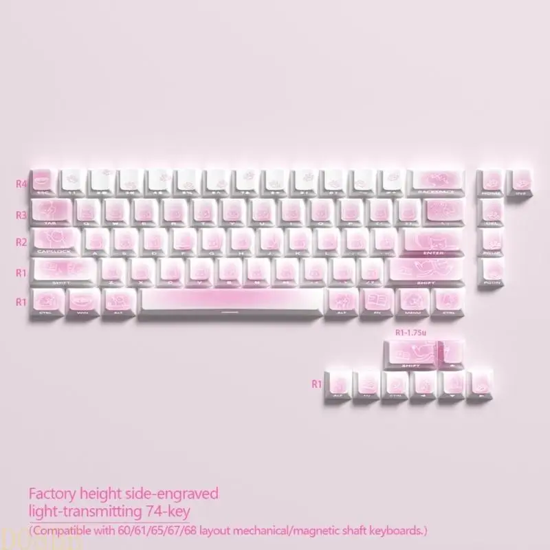 D08B PBT Cartoon Cakecap