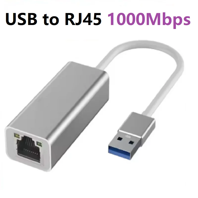 USB Type C Ethernet Adapter USB Type-C To RJ45 100/1000Mbps Network Card USB3.0 Lan Internet Cable For MacBook PC Window Android