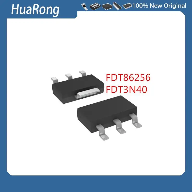 

50PCS/LOT FDT86256 86256 150V 1.2A FDT3N40 SOT-223