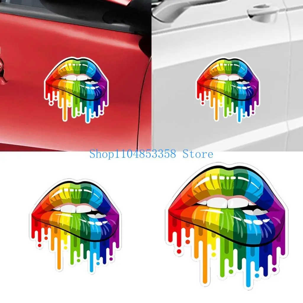 

652F Car Body Decoration Decal Sticker Motorcycle Reflective Sexy Lip Patterns