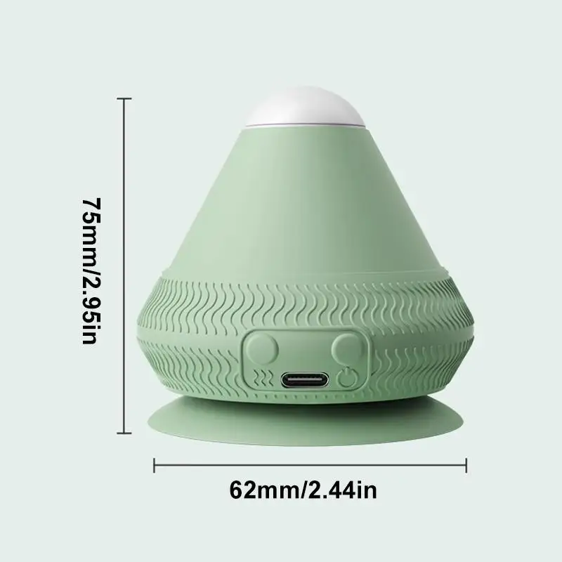 سيليكون مدلك الكرة USB قابلة للشحن تهتز تدليك الكرة اللياقة البدنية العضلات الخصر الظهر الاسترخاء مدلك لتخفيف الآلام #6