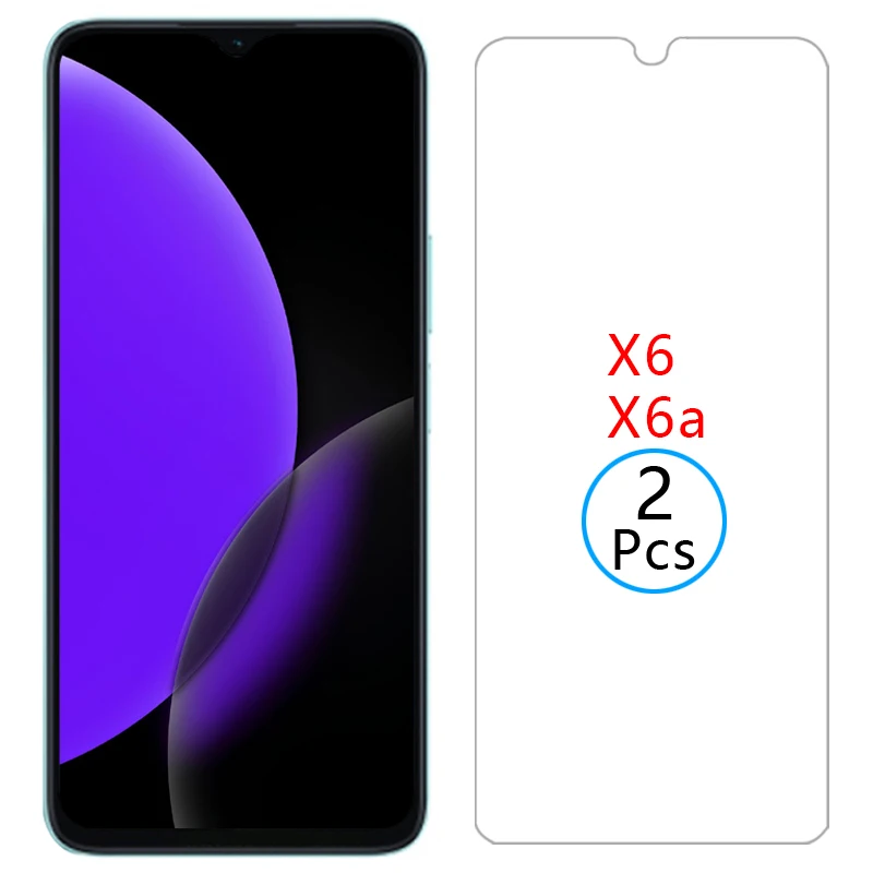 Funda de teléfono para Honor X6 X6A, cristal templado para Honor X6 Honor X6A X6A 6A 6X XA6 6XA A6X 4G 5G, cubierta trasera 360
