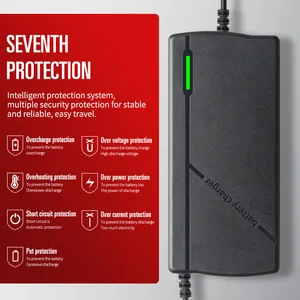 Intelligenter Ladegerät, ID EU, 36 V, 48 V, 60 V, 72V, 2A, 5A, 42, 54,6, 67,2, 84 V, 10, intelligentes Fast Lithium -Akku, 13, 16, 20s 8 Hauptverkauf Batterie J16 - №5