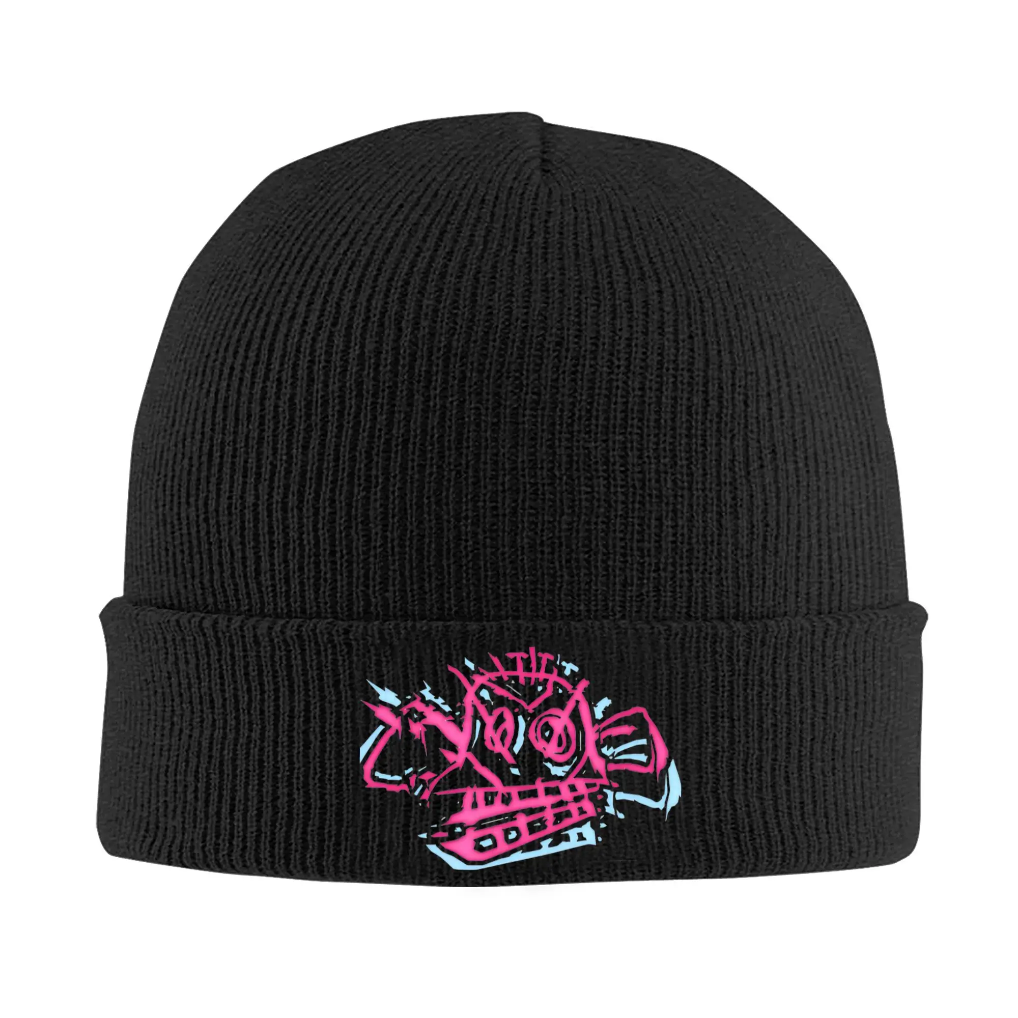 Jinx Monkey Arcane Hat jesienno-zimowa czapka Skullies Ski League Battle Game Legends czapki mężczyźni kobiety akrylowa czapka z daszkiem