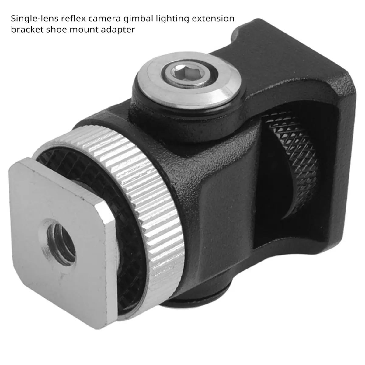 A10R Flash Camera Accessories Portable Hot Shoe Mount Tools Mini Ball Head Adapter Angle Adjustable Photography DSLR Style B