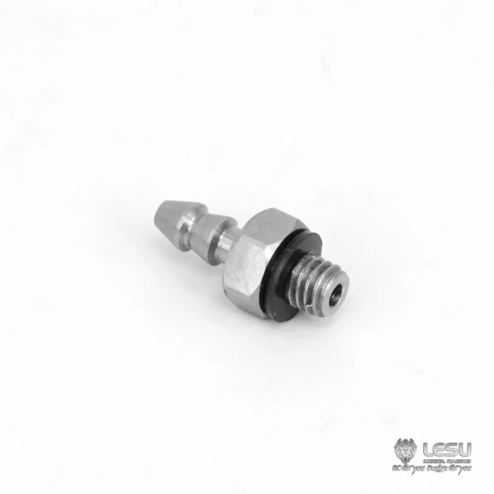 LESU M3-3MM ท่อหัวฉีดตรงสำหรับรถบรรทุกไฮดรอลิก Tamiyaya RC ขนาด 1/14 รถดัมพ์ รถตัก ของเล่นบังคับวิทยุ รุ่น Th08024